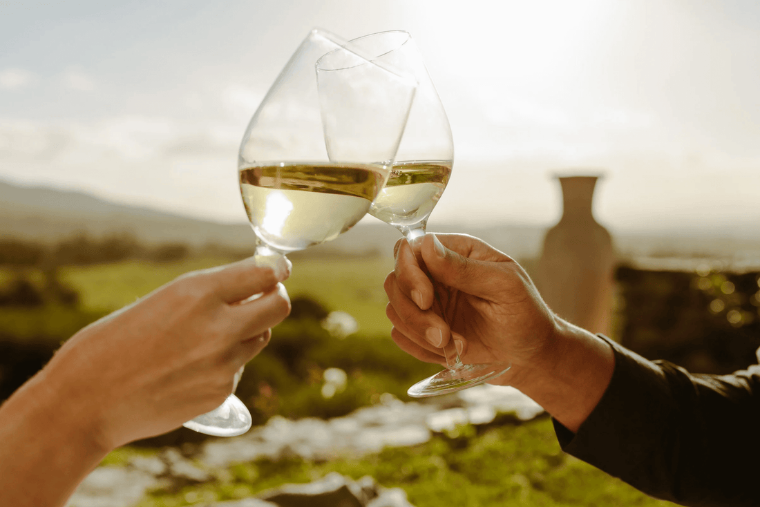 The cover image of "Types of White Wine" article.