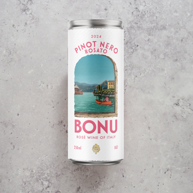 BONU Pinot Nero Rosato Canned