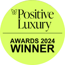 Positive Luxury Awards 2024 logo – Canned Wine Co. Premium Drinks Business of the Year winner for sustainability and innovation