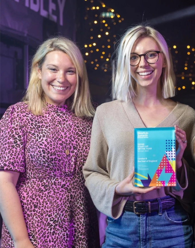 Laylo founders Laura Giffard and Laura Riches, creators of award-winning boxed and canned wines focused on quality and sustainability.