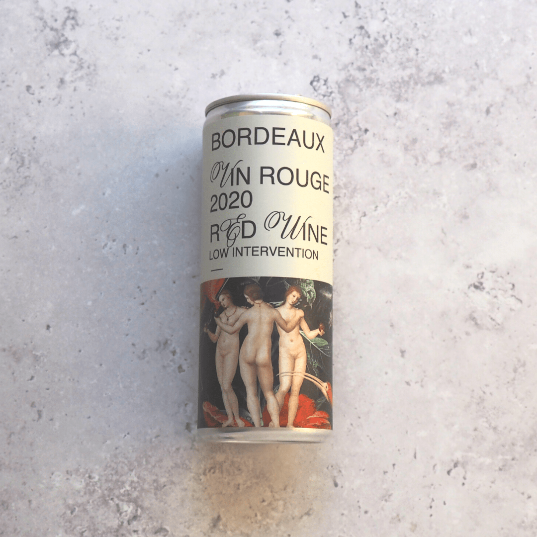 Hands Off Bordeaux Vin Rouge Canned Wine