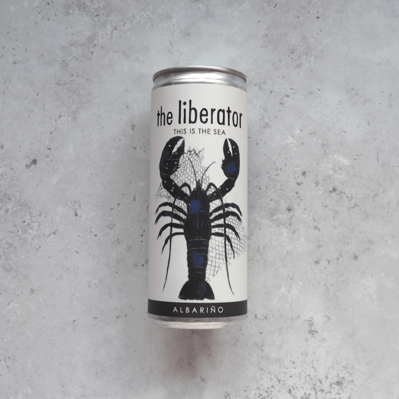 The Liberator ‘This is the Sea’ canned Albariño from South Africa, with lime, lemon and a salty maritime edge.
