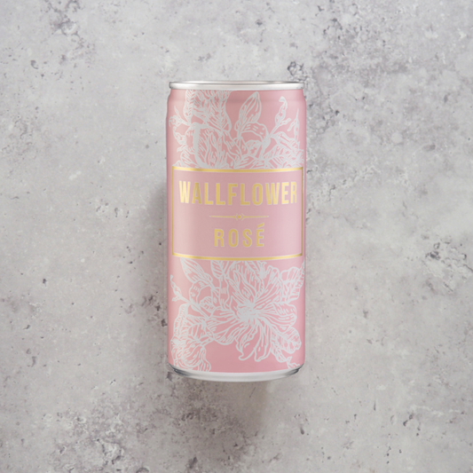 Wallflowers Rosé Wine from La Mancha, made from Garnacha with notes of strawberry, raspberry and melon.